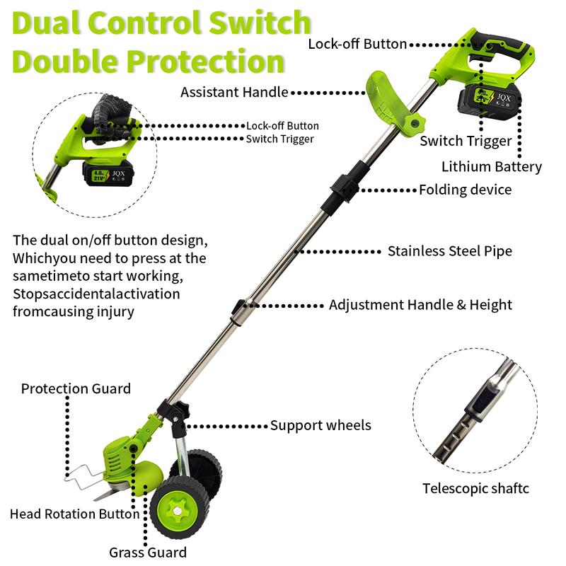 SAKER Cordless Lawn Mower